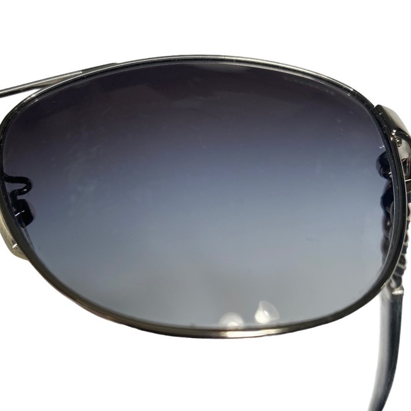 Coach HC7056Q L127 Sunglasses Silver/Black / Case - Picture 12 of 15